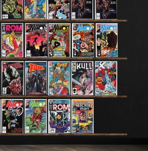 Huge Lot 130+ Comics with Rom, The Amazing Spider-Man, Namor & More!