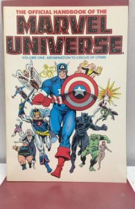 The Official Handbook of the Marvel Universe trade vol 1