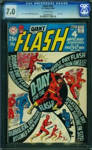 Flash #187 (1969) CGC 7.0 FVF