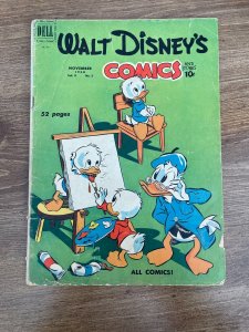 Walt Disney's Comics & Stories # 122 VG- Dell Golden Age Comic Book C Barks J927