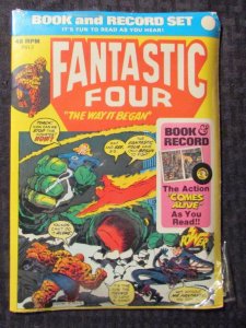 1974 FANTASTIC FOUR 7 Power Record PR13 SEALED Book & Record