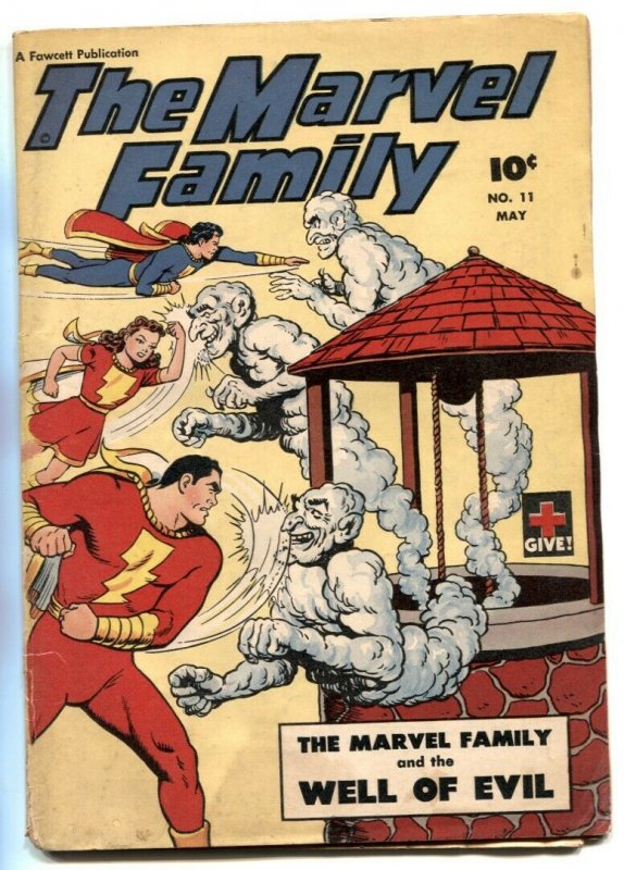 Marvel Family #11 1947-Ghost cover- Fawcett Golden Age G