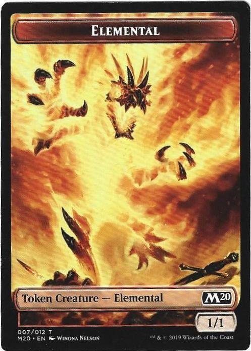 Magic the Gathering: Core Set 2020 - Elemental Token