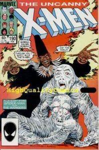 X-MEN #190, NM-, Wolverine, Chris Claremont, Spider-man, Uncanny, more in store