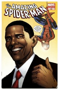 Amazing Spider-man #583-2nd Print-obama variant-nm