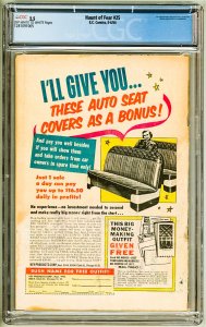 Haunt of Fear #25 (1954) CGC 2.5