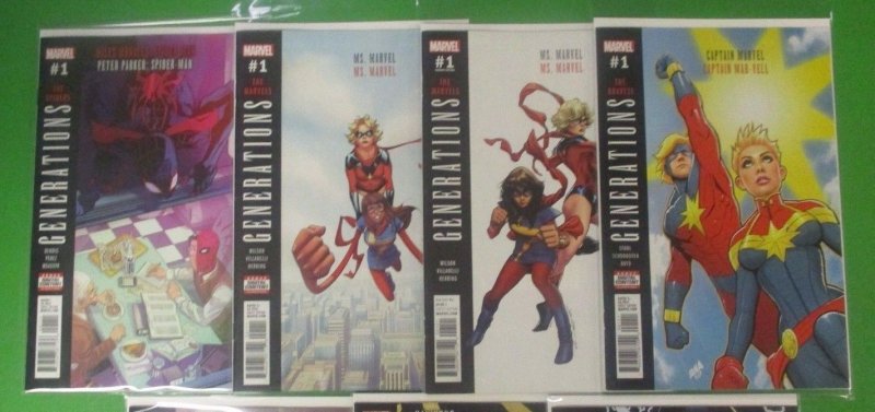 Marvel Generations #1's Run 10 One Shot Comics Spiders Marvels Bravest Hulk Iron