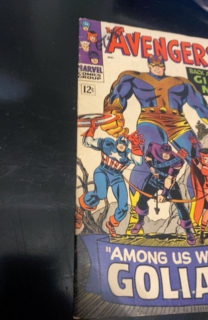 The Avengers #28 (1966)the Goliath awakens  mid grade