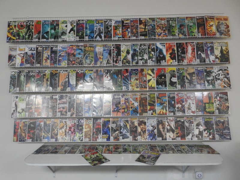 Huge Lot of 140+ Comics W/ Green Lantern, Hawkman, Spectre Avg VF Condition!