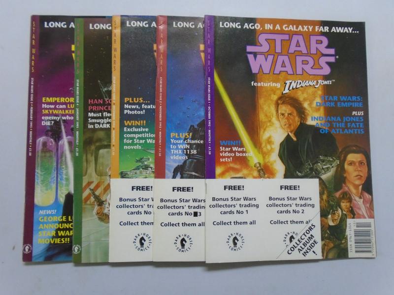 Star Wars Featuring Indiana Jones (Dark Horse International) Set:#1-5, 6.0- 1992