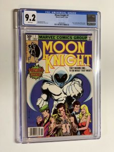 Moon knight 1 cgc 9.2 white pages marvel 1980