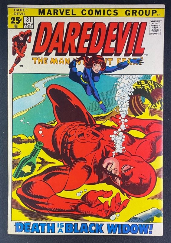 Daredevil (1964) #81 FN+ (6.5) Gene Colan Black Widow Owl