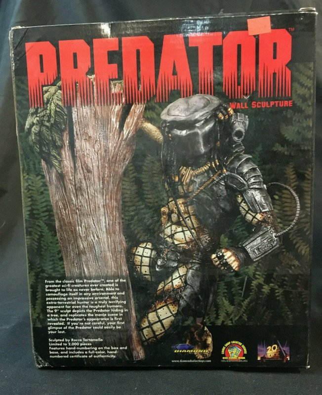 PREDATOR WALL SCULPTURE 0044/2000 DIAMOND SELECT MIB