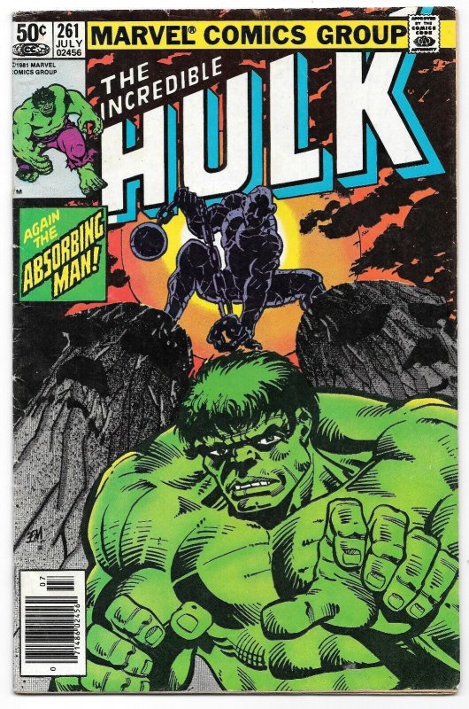 Incredible Hulk #261 (07/81) Marvel Comics Early Bronze Age Frank Miller Cover 