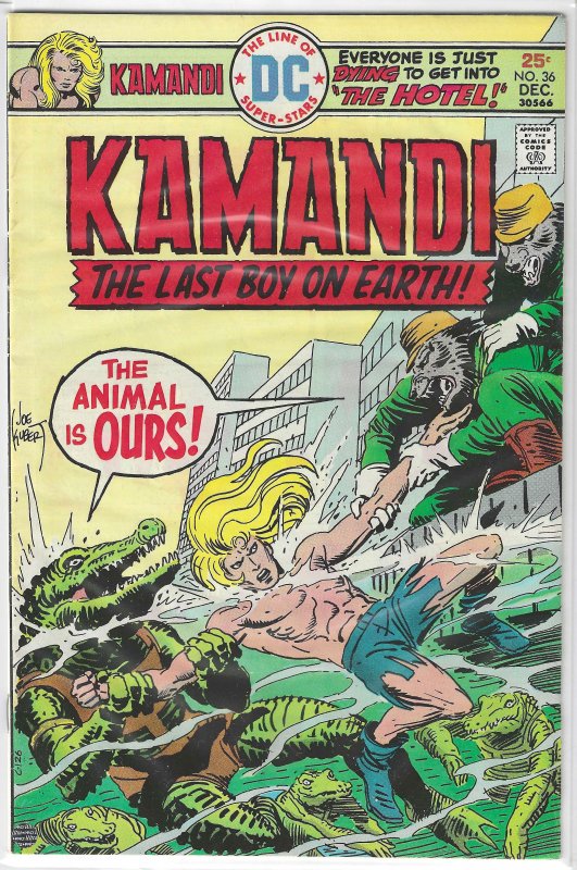 Kamandi, The Last Boy on Earth #36 (1975) FN