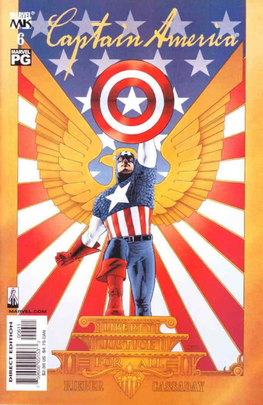 Captain America (4th Series) #6 VF; Marvel | save on shipping - details inside