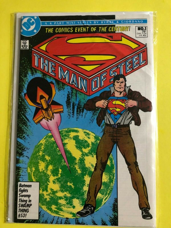 SUPERMAN   THE MAN OF STEEL MINI SERIES   #1 OF 6  1986  DC  /  UNREAD 
