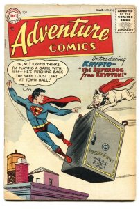Adventure Comics #210 First Krypto The Super Dog DC Silver-Age issue comic book