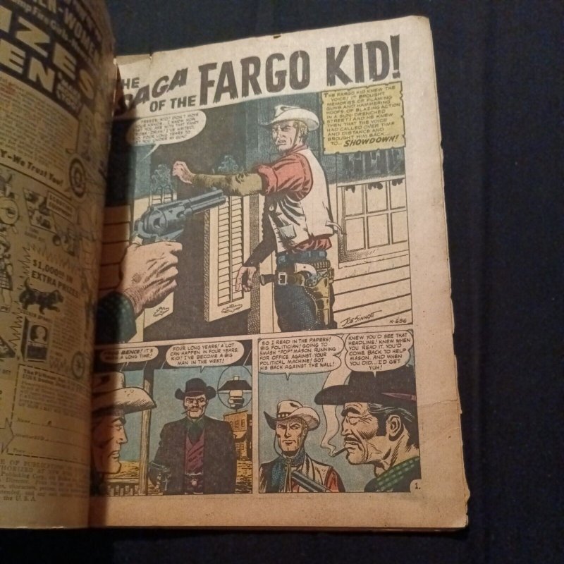 Two Gun Western comic #7 silver age 1956 Atlas Comics Fargo Kid colt six guns