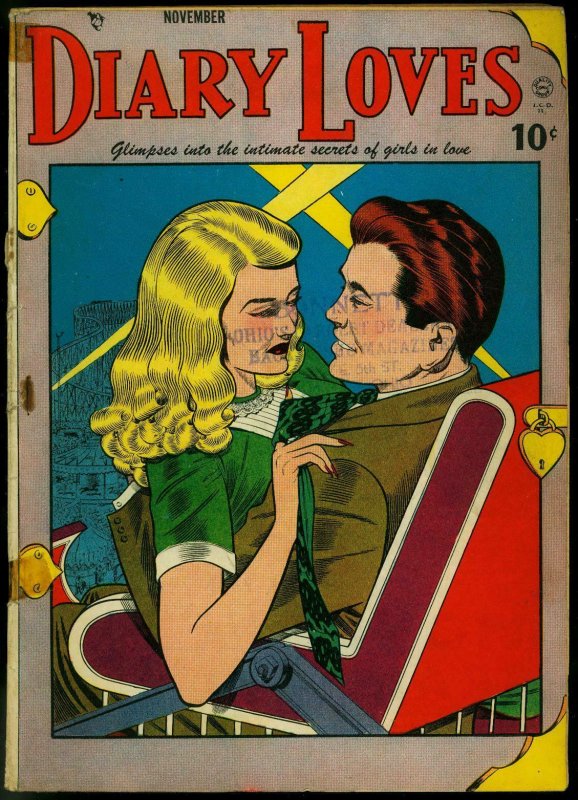 Diary Loves#2 1949- Quality Romance- Bill Ward cover- Circus Girl VG- 