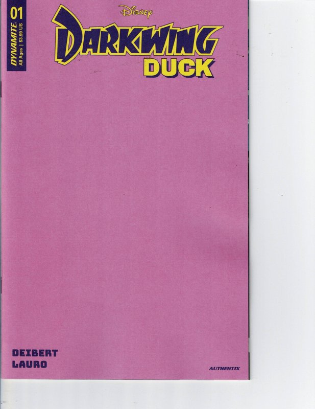 Darkwing Duck #1 cvr F - Purple Blank Authentix (2023)