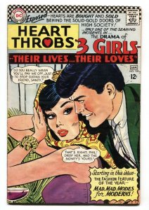 HEART THROBS #105 comic book 1967 DC-TORRID ROMANCE VG