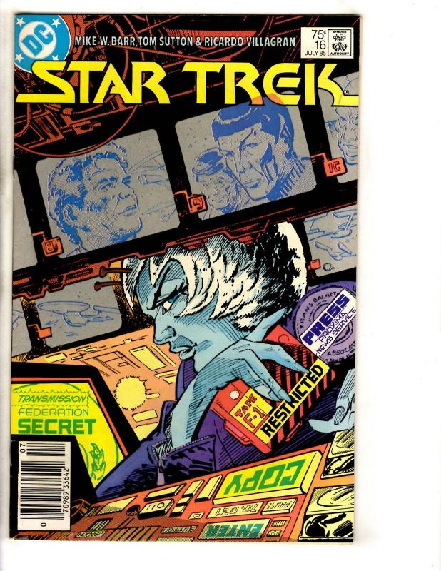 10 Star Trek DC Comic Books # 15 16 17 18 20 23 25 27 28 26 Captain Kirk JG4