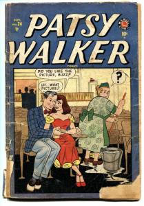 PATSY WALKER #24 COMIC BOOK 1949-MARVEL COMICS-CINDY-JEANIE-GG ART