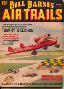 Bill Barnes Air Trails 11/1936-hero pulp-George. L Eaton-FN