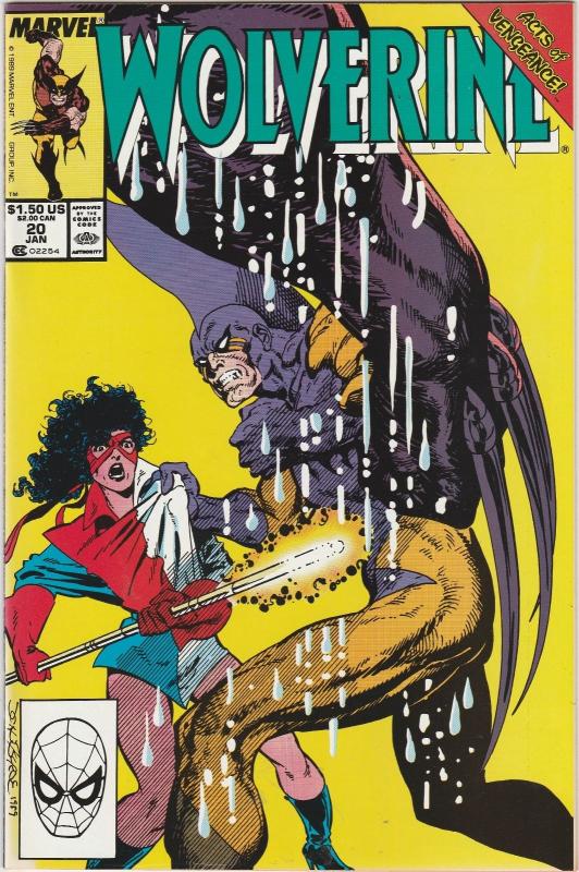 5 Wolverine Marvel Comic Books # 16 17 18 19 20 X-Men Peter David Buscema AH11