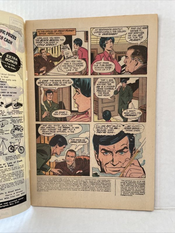 Superman’s girlfriend Lois Lane #114 