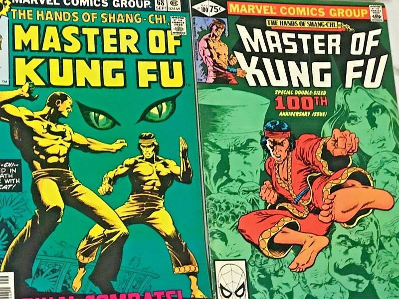 MASTER OF KUNG FU#20-100 VG-VF LOT 1974 (19 BOOKS) MARVEL BRONZE AGE COMICS