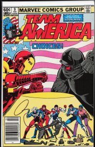 Team America #9 (1983) Iron Man