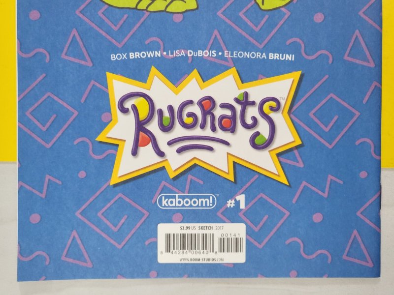 Rugrats #1 Blank Sketch Variant 2017 Kaboom! Boom! Studios
