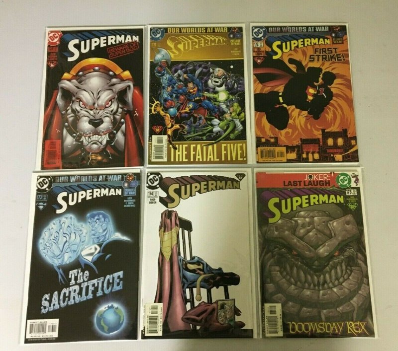 Superman lot from:#150-175 (2nd series) 22 diff avg 8.0 VF (1999-2001)