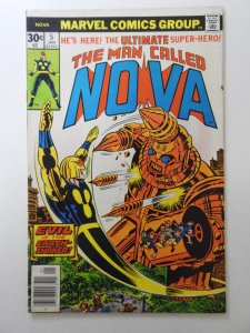 Nova #5 (1977) Richard Ryder as Nova!! Sharp Fine+ Condition!