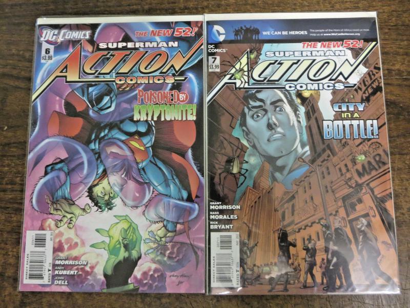 ACTION COMICS #0-8, 10-18 + Annual 1 Superman DC Comics Books New 52 VF-NM B&B