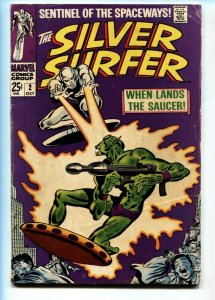 SILVER SURFER #2 comic book-1968-FIRST BADOON marvel vg