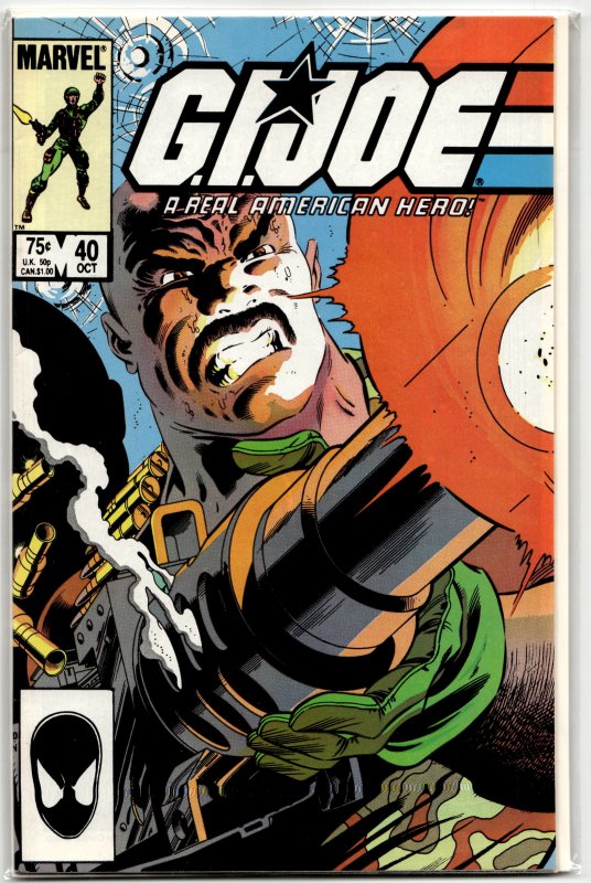G.I. Joe: A Real American Hero #40 (1985) G.I. Joe [Key Issue]