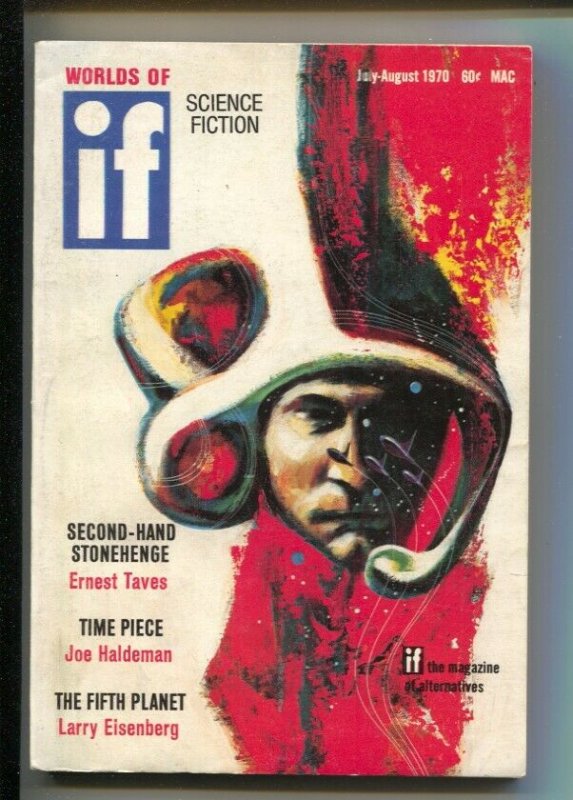 Worlds of If Science Fiction 7/1970-sci-fi pulp thrills-David Gerrold-Larry E...
