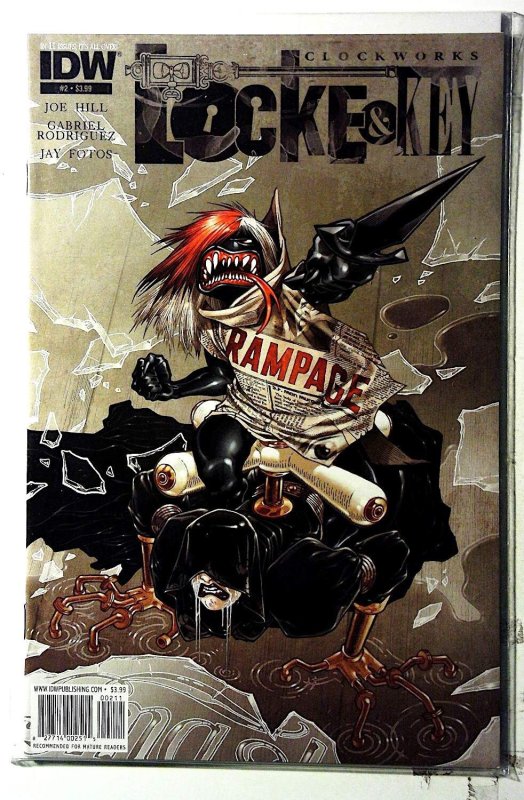Locke & Key: Clockworks #2 (2011) IDW Publishing 1st Print Comic Book