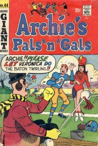 Archie's Pals 'n Gals #44 GD ; Archie | low grade comic February 1968 Baton Twir