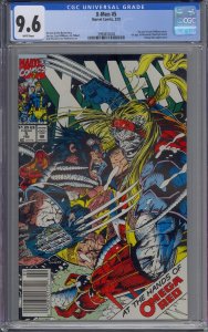 X-MEN #5 CGC 9.6 1992 2ND OMEGA RED 1ST MAVERICK NEWSSTAND