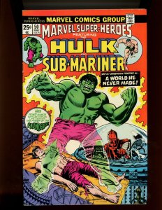 (1975) Marvel Super-Heroes #50 - FEATURING THE HULK AND SUB-MARINER! (6.0/6.5)