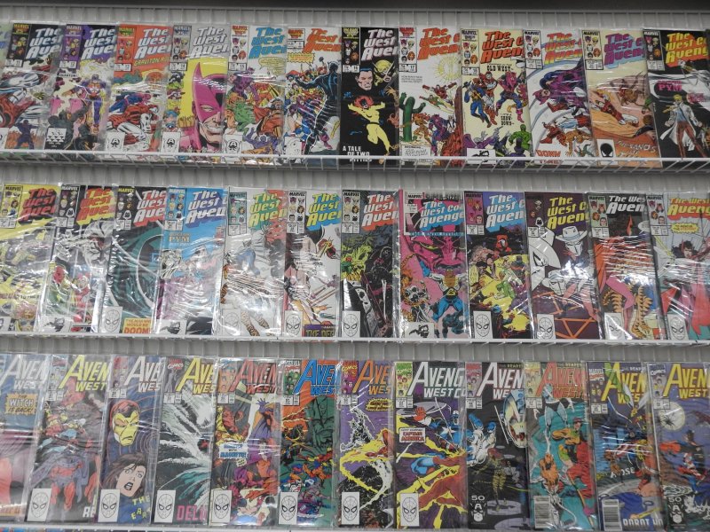 Huge Lot 160+ Comics W/ West Coast Avengers, Superman, Iron Man+ Avg VF- Cond!!