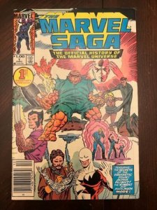 The Marvel Saga The Official History of the Marvel Universe #1 (1985) - NM -