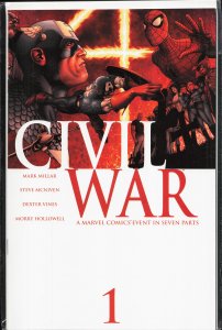 Civil War #1  (2006) Captain America