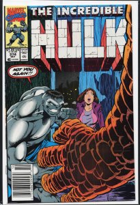 The Incredible Hulk #374 Newsstand Edition (1990) Hulk