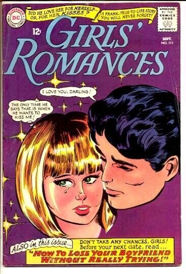 GIRLS' ROMANCES #111-D.C. ROMANCE VG/FN
