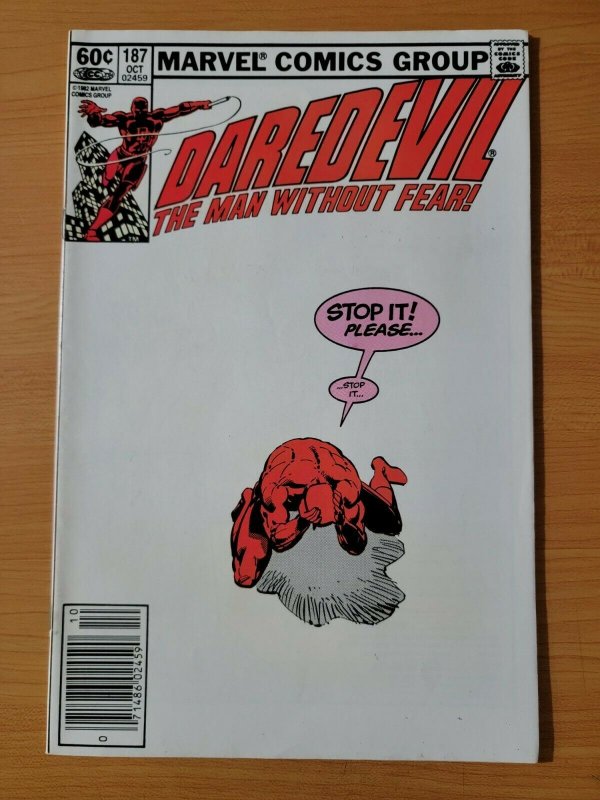 Daredevil #187 Newsstand Edition ~ NEAR MINT NM ~ 1982 Marvel Comic